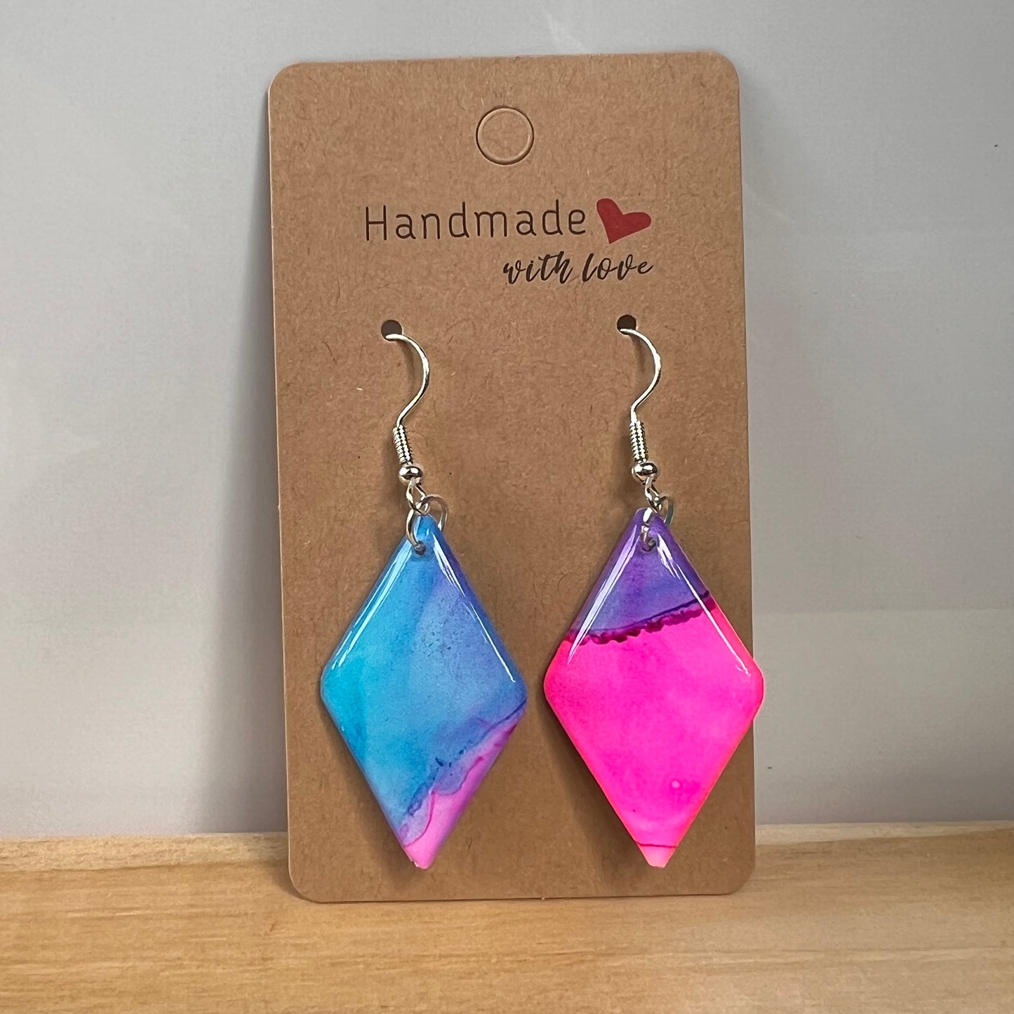 Fluid Art earrings (*colour mix)