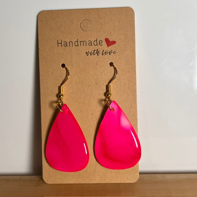 Fluid Art earrings (*colour mix)