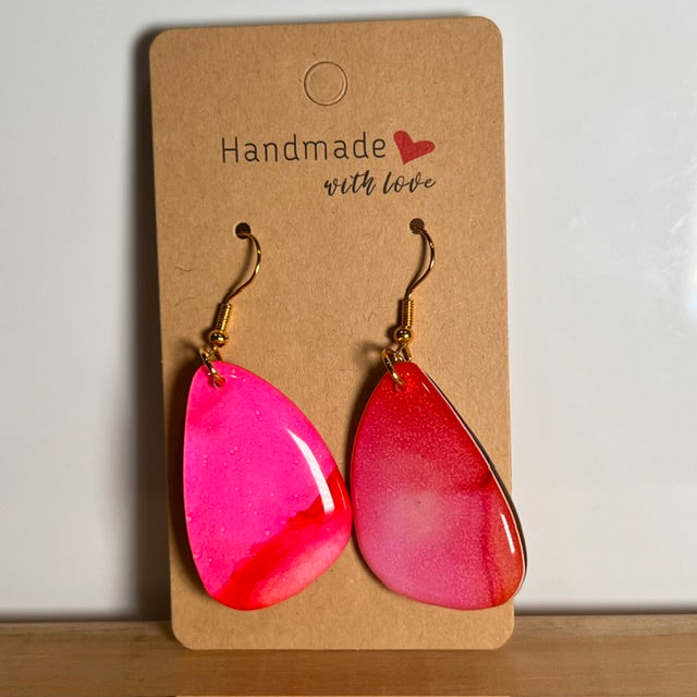 Fluid Art earrings (*colour mix)