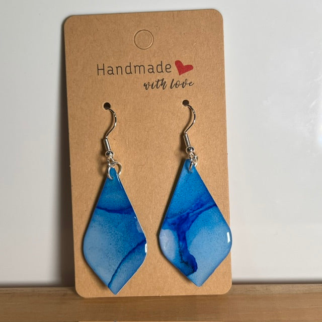 Fluid Art earrings (*colour mix)