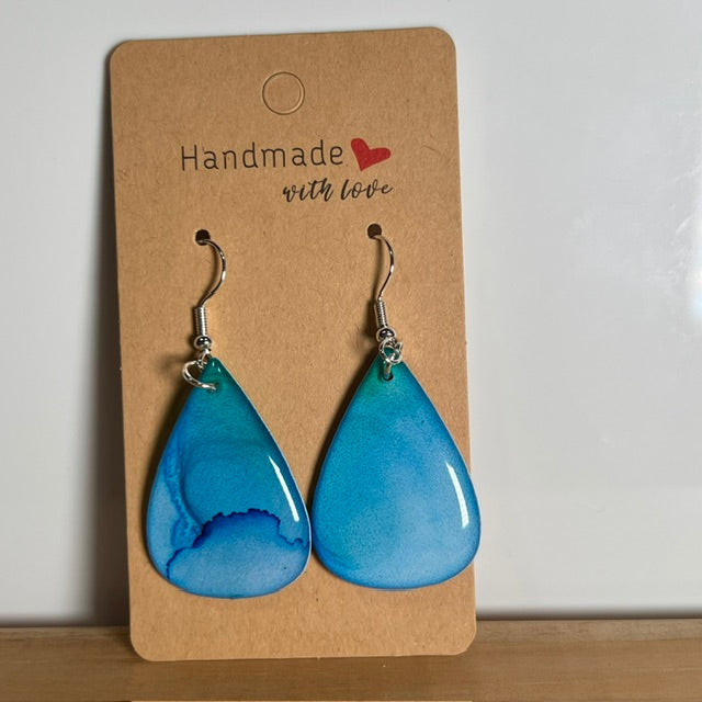 Fluid Art earrings (*colour mix)