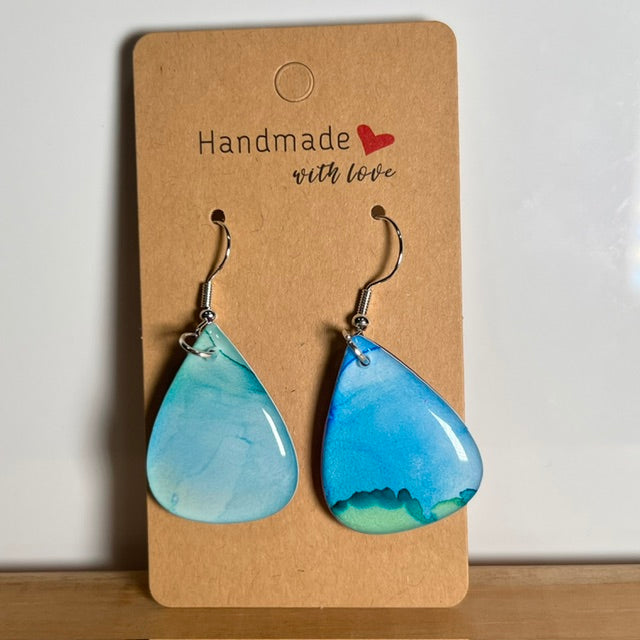 Fluid Art earrings (*colour mix)