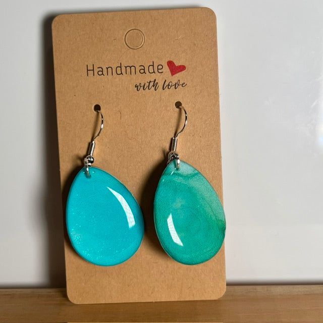 Fluid Art earrings (*colour mix)