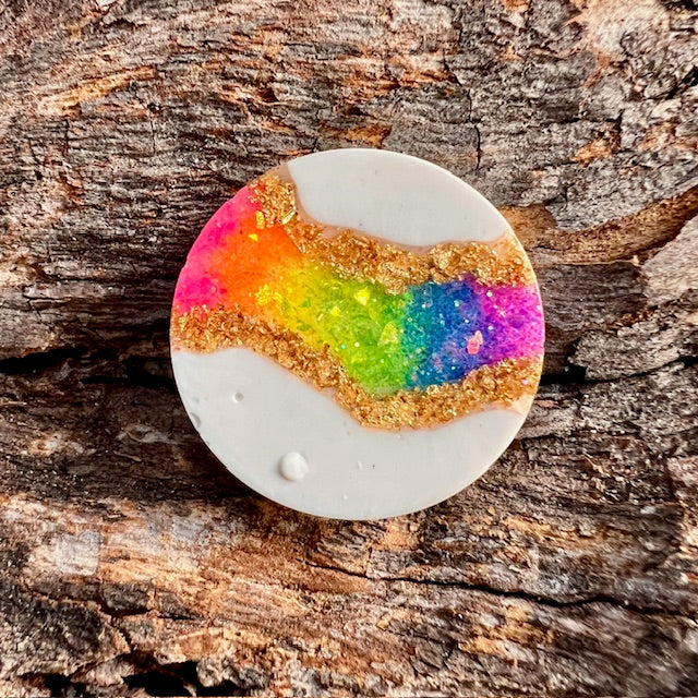 Geode tag circle small