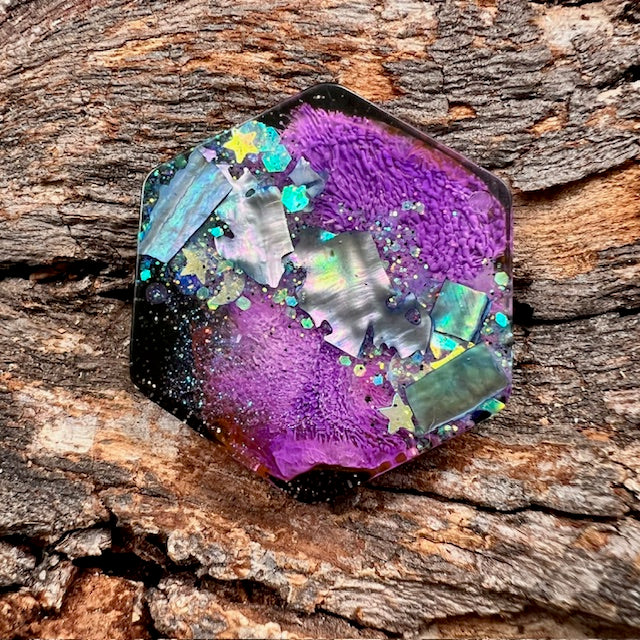 Hexagon tag small - Nebula Bloom