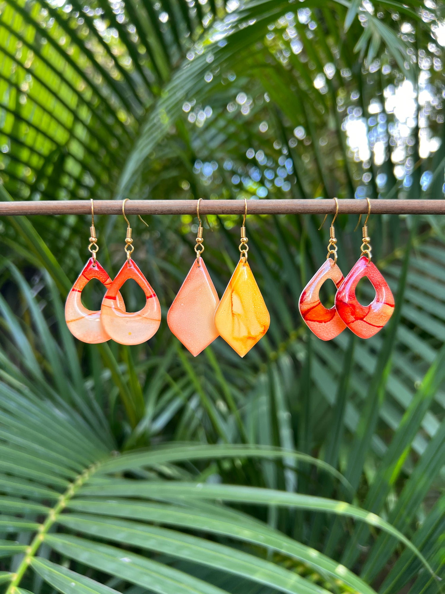 Fluid Art earrings - NEW