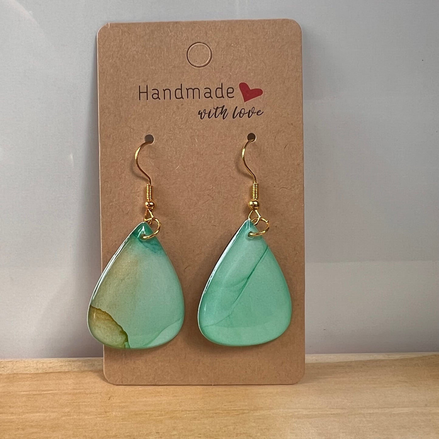 Fluid Art earrings (*colour mix)