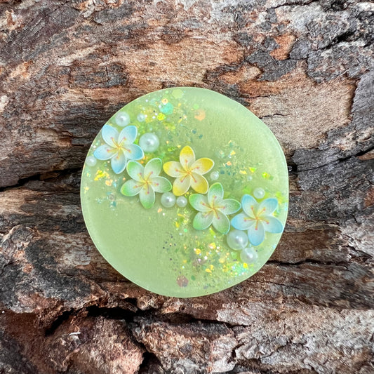 Pastel Blossoms - circle medium