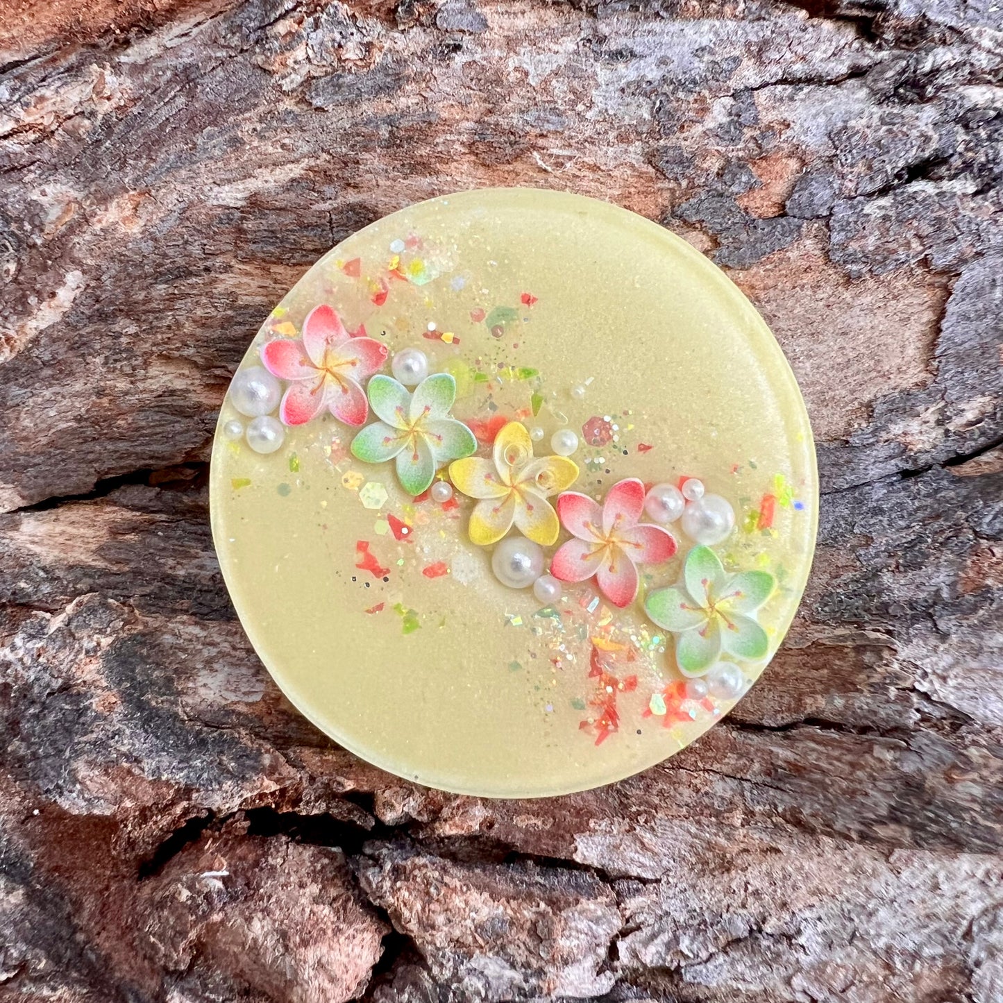 Pastel Blossoms - circle large