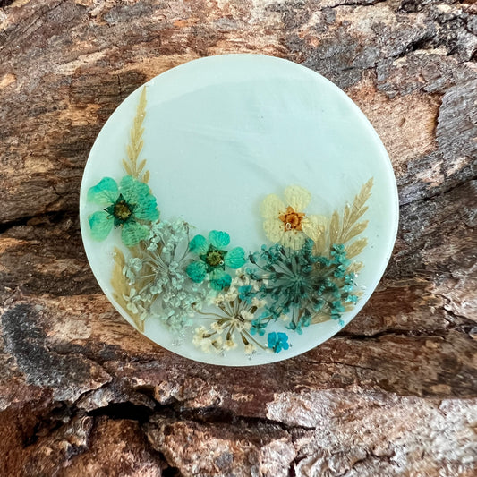 Wildflowers tag - circle large