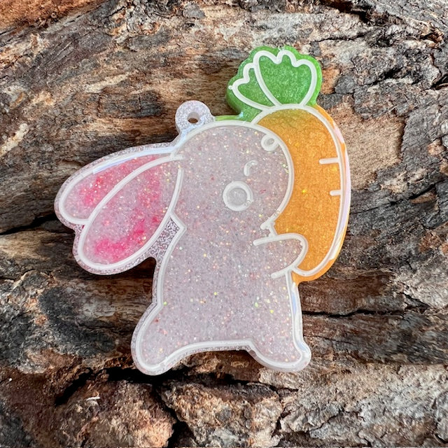 Carrot bunny tag