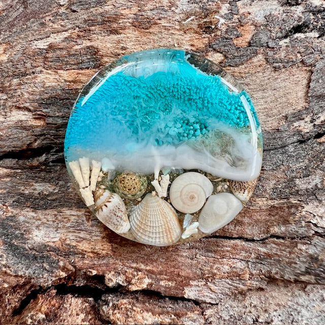 Beach tag - circle medium