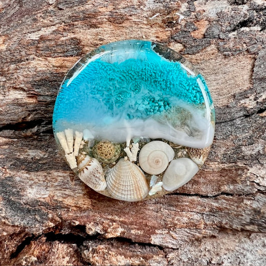 Beach tag - circle medium