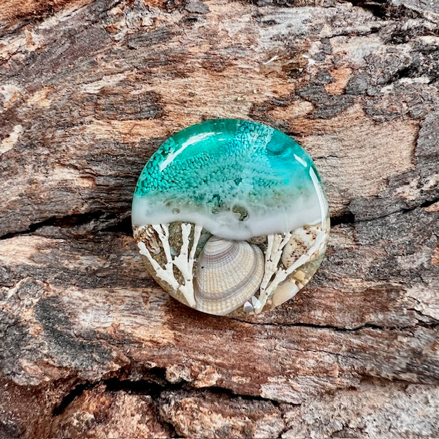 Beach tag - circle small