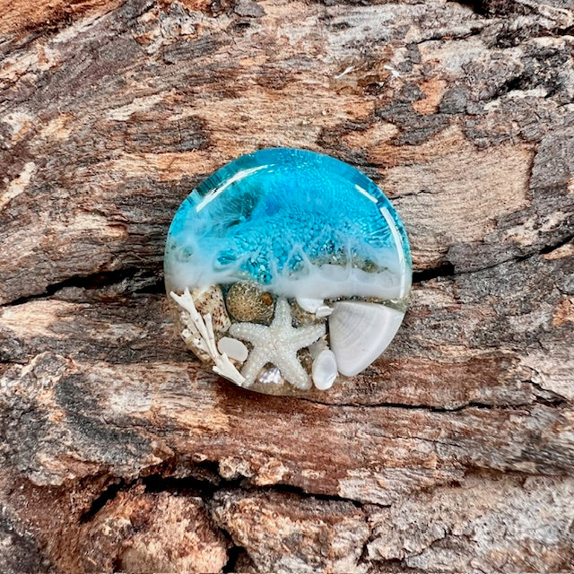 Beach tag - circle small