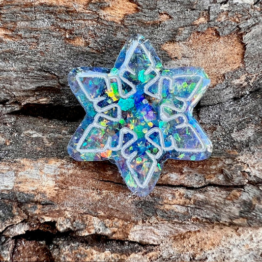 Snowflake tag small