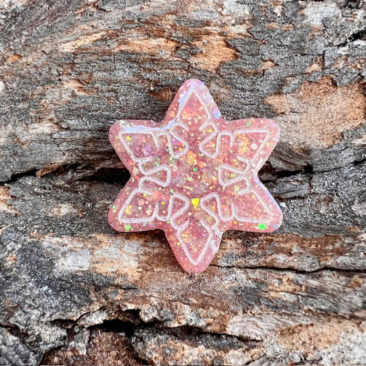 Snowflake tag small