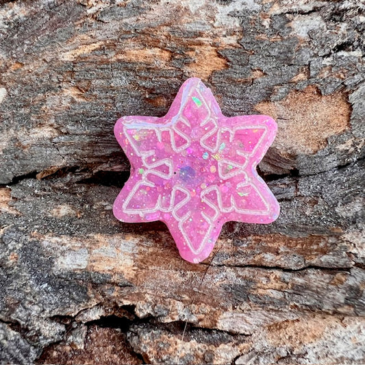 Snowflake tag small