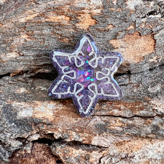 Snowflake tag small
