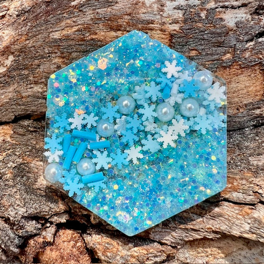 Hexagon tag large