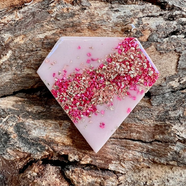 Gemstone tag - diamond large