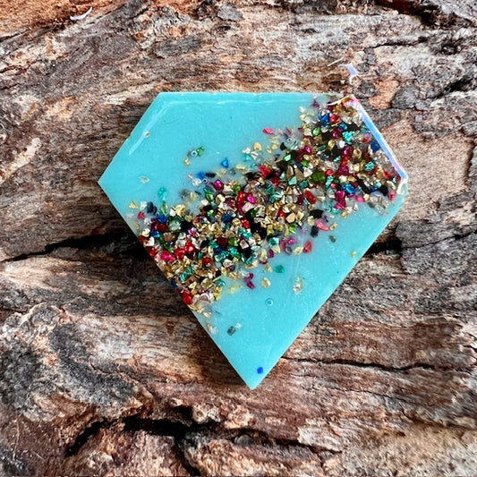 Gemstone tag - diamond large