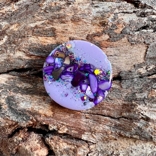Gemstone tag - circle small