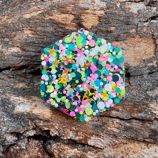 Hexagon tag small