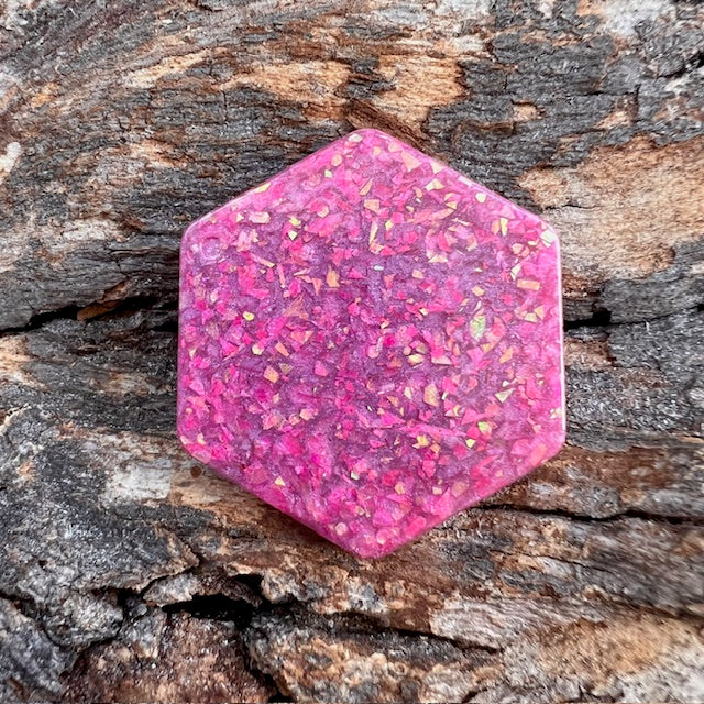Hexagon tag small