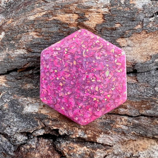 Hexagon tag small
