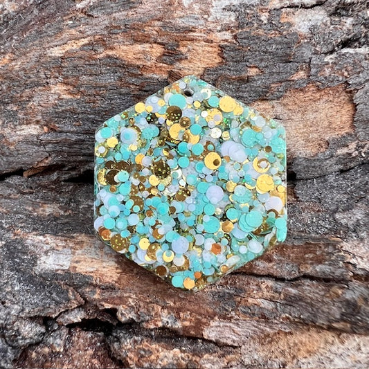 Hexagon tag small