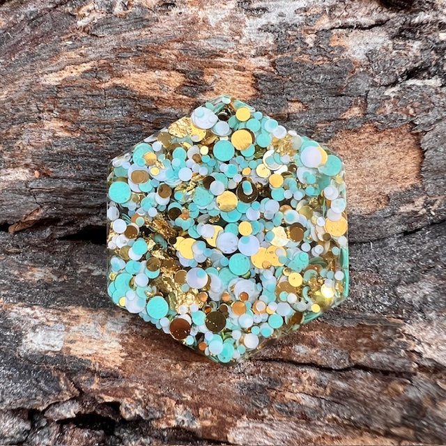 Hexagon tag small