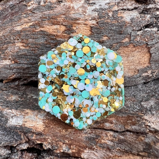 Hexagon tag small