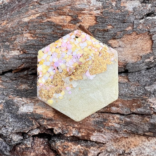 Hexagon tag small