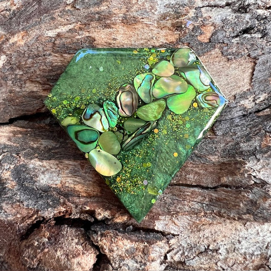 Gemstone tag - diamond large