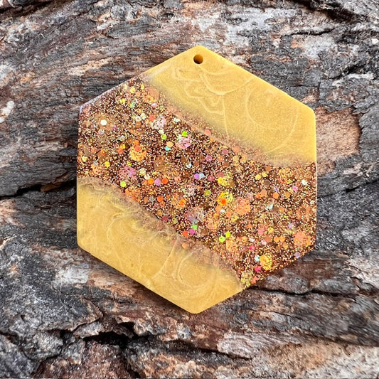 Hexagon tag large