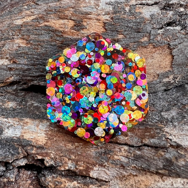 Hexagon tag small