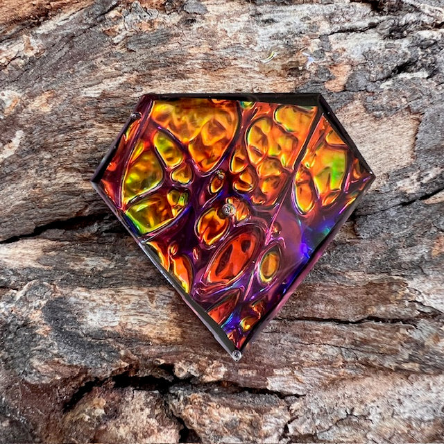 Opal tag - diamond large