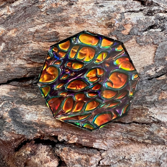 Opal tag - octagon large
