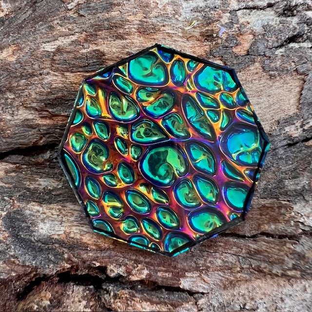 Opal tag - octagon large