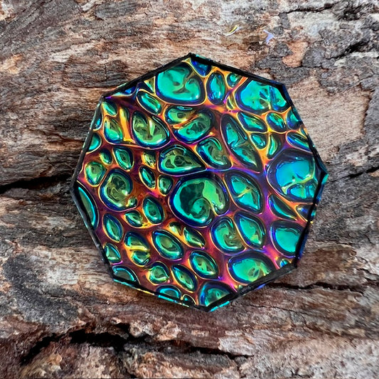 Opal tag - octagon large