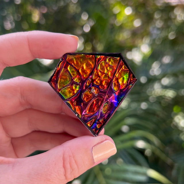 Opal tag - diamond large