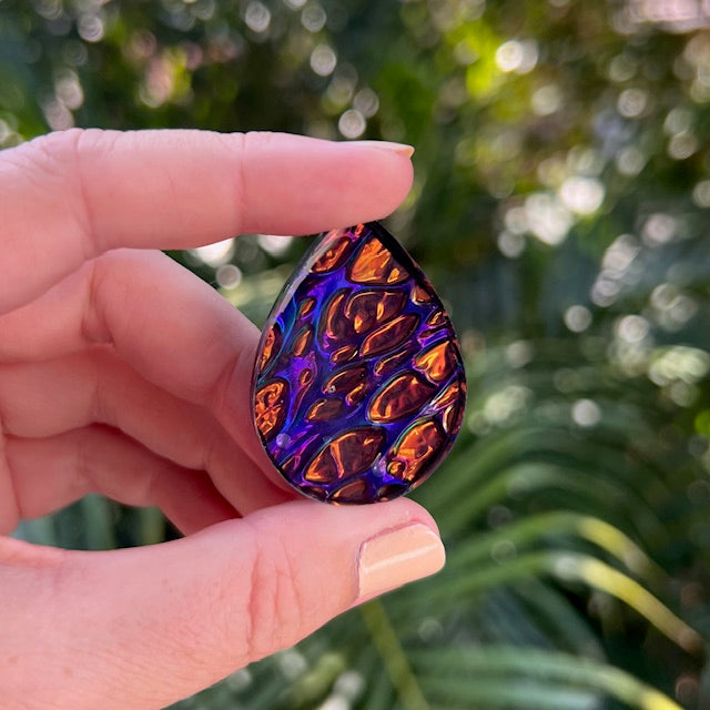 Opal tag - teardrop small