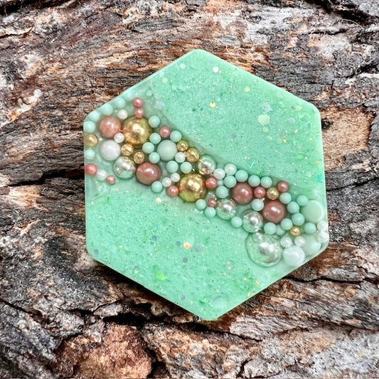 Hexagon tag large