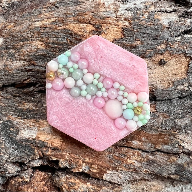 Hexagon tag small