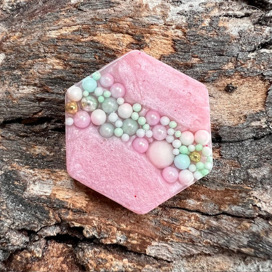 Hexagon tag small