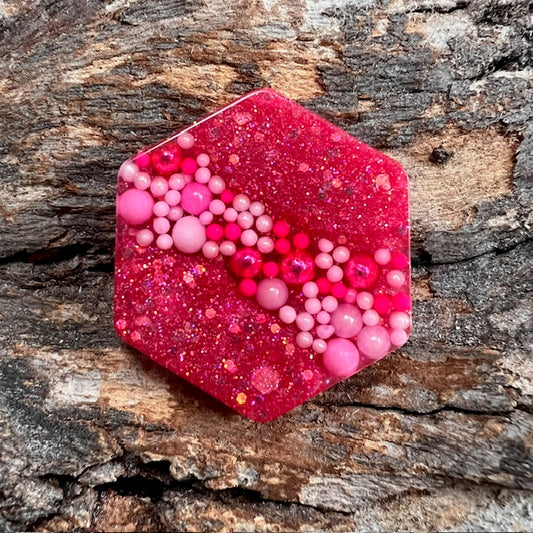 Hexagon tag small