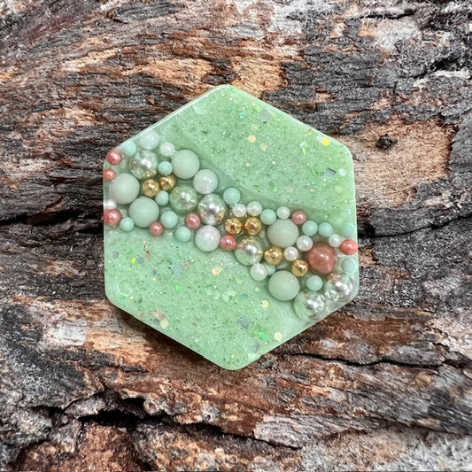 Hexagon tag small