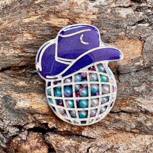 Disco cowgirl tag