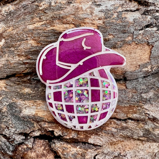 Disco cowgirl tag